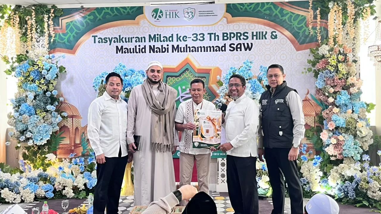 33 Tahun BPR Syariah HIK, Milad Jadi Momentum Apresiasi untuk Orang Tua Karyawan